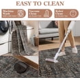 thumbnail image 4 of Collive Area Rug for Living Room 5x7, Machine Washable Vintage Antique Distressed Rugs for Bedroom, Soft Non-Slip Low Pile Indoor Floor Accent Carpet for Office Entryway Nursery Dining Room - Brick, 4 of 8