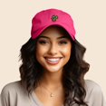 thumbnail image 3 of Dalix Cactus Embroidered Cap Cotton Baseball Summer Cool Dad Hat Mens in Hot Pink, 3 of 5