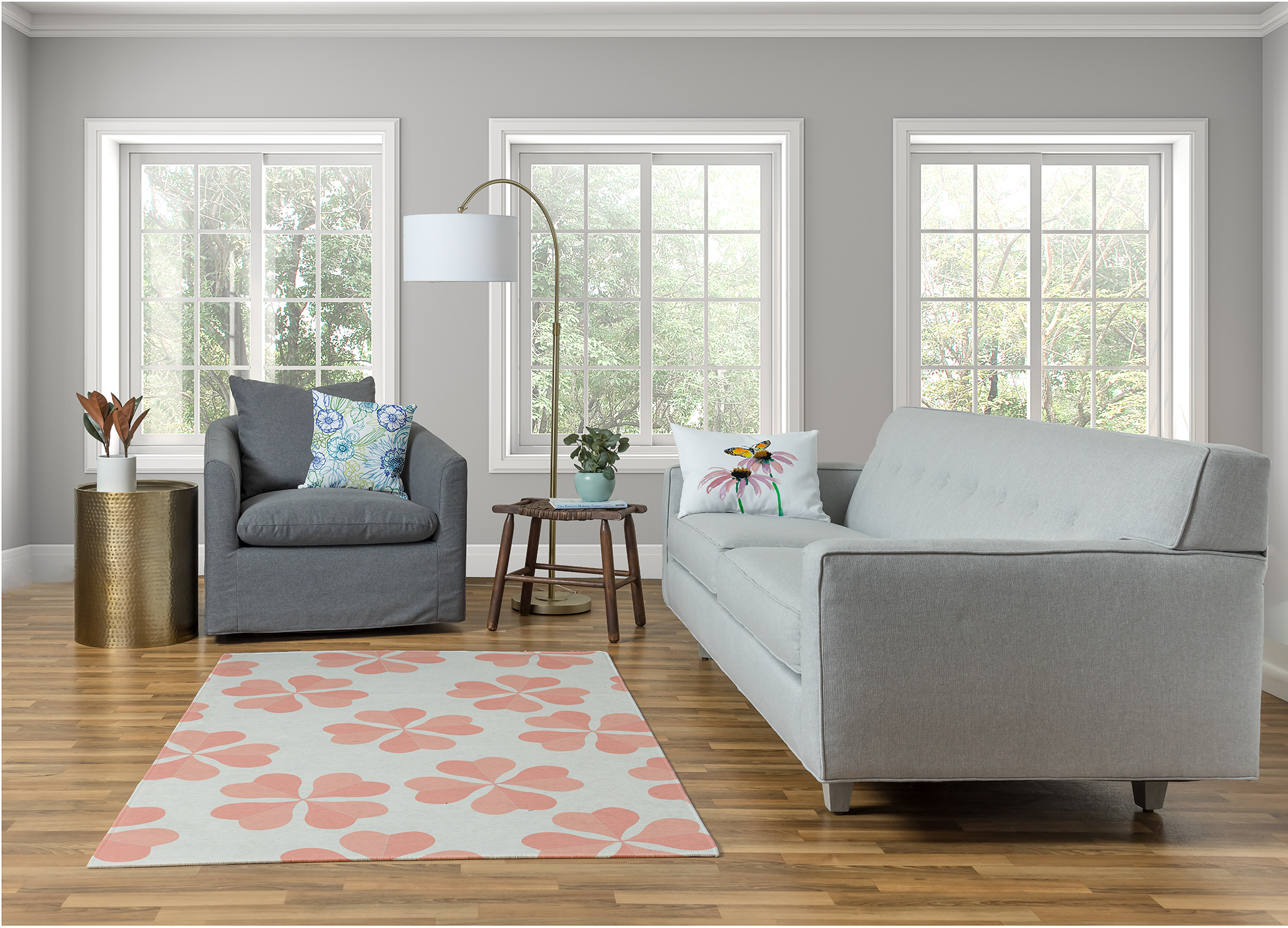 Simply Daisy Funky Junky Floral Area Rug, 4' x 6'