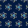 thumbnail image 3 of Atom Ties Mens Navy Science Neckties Chemistry Tie by Three Rooker, 3 of 3