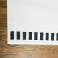 thumbnail image 4 of Balta US, Inc Nisha Geometric Modern Stripe Area Rug Black 7'10" x 10' 8' x 10' Indoor Silver, Grey, 4 of 5
