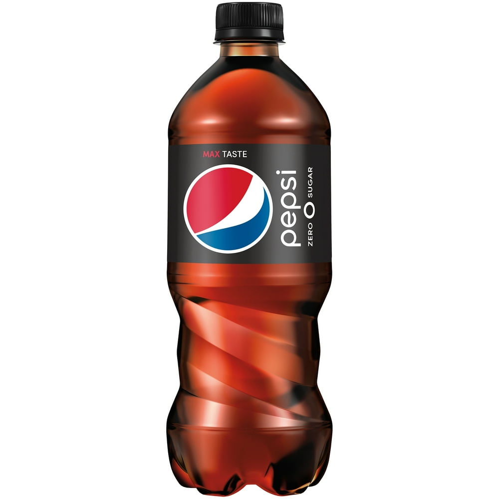 Pepsi Zero 20 oz Soda Bottles (Pack of 24)