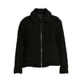 thumbnail image 5 of Mark Alan Women's Plus Faux Sherpa Zip Jacket, 5 of 5