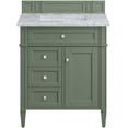 thumbnail image 6 of James Martin Vanities 650-V30-3Car Brittany 30" Single Basin Poplar Wood Vanity Set -, 6 of 7