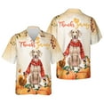thumbnail image 3 of Happy Thanksgiving Weimaraner with Turkey Pumpkins Autumn Vibes Hawaiian Shirt Breathable Summer Unisex Merch Weim Gray Ghost Dog Lover - 12018, 3 of 6