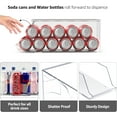 thumbnail image 5 of Sorbus Soda Can Organizer for Refrigerator with Lids, 3 Variety Sizes: Standard Soda Cans Holder, Skinny Can Dispenser & Water Bottle Organizer, Can Organizers for Fridge, Pantry (3 Variety Size), 5 of 8