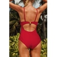 thumbnail image 5 of BeautyIn Women Halter Monokini Soild Swimwear Beach Bathing Suit 1 Piece, 5 of 5
