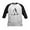 Black/White, variant on CafePress - Skeleton Playing Hockey Facing Kids Baseball T Shirt - Kids Cotton Baseball Jersey, 3/4 Sleeve Shirt