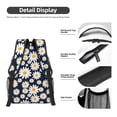 thumbnail image 4 of Salouo Daisy Floral Print Laptop Backpack 16.5'' Daypack Carry On Backpack for Men Women Outdoor Bag Laptop Sleeve and Dual for Weekender/Business/Hiking-One Size, 4 of 6