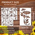 thumbnail image 3 of Gmogad Extra Large Flower Stencils 11PC Reusable DIY Painting Templates for Wood Walls Canvas Garden Fence Home Decor Craft Patterns, 3 of 9