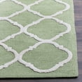thumbnail image 6 of SAFAVIEH Newport Joselyn Geometric Cotton Area Rug, Green/Ivory, 3'9" x 5'9", 6 of 9
