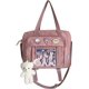 thumbnail image 1 of Mochila gótica kawaii para niñas con peluches, estilo japonés, accesorios lolita, útiles escolares kawaii para niños (rosa kawaii)., 1 of 5