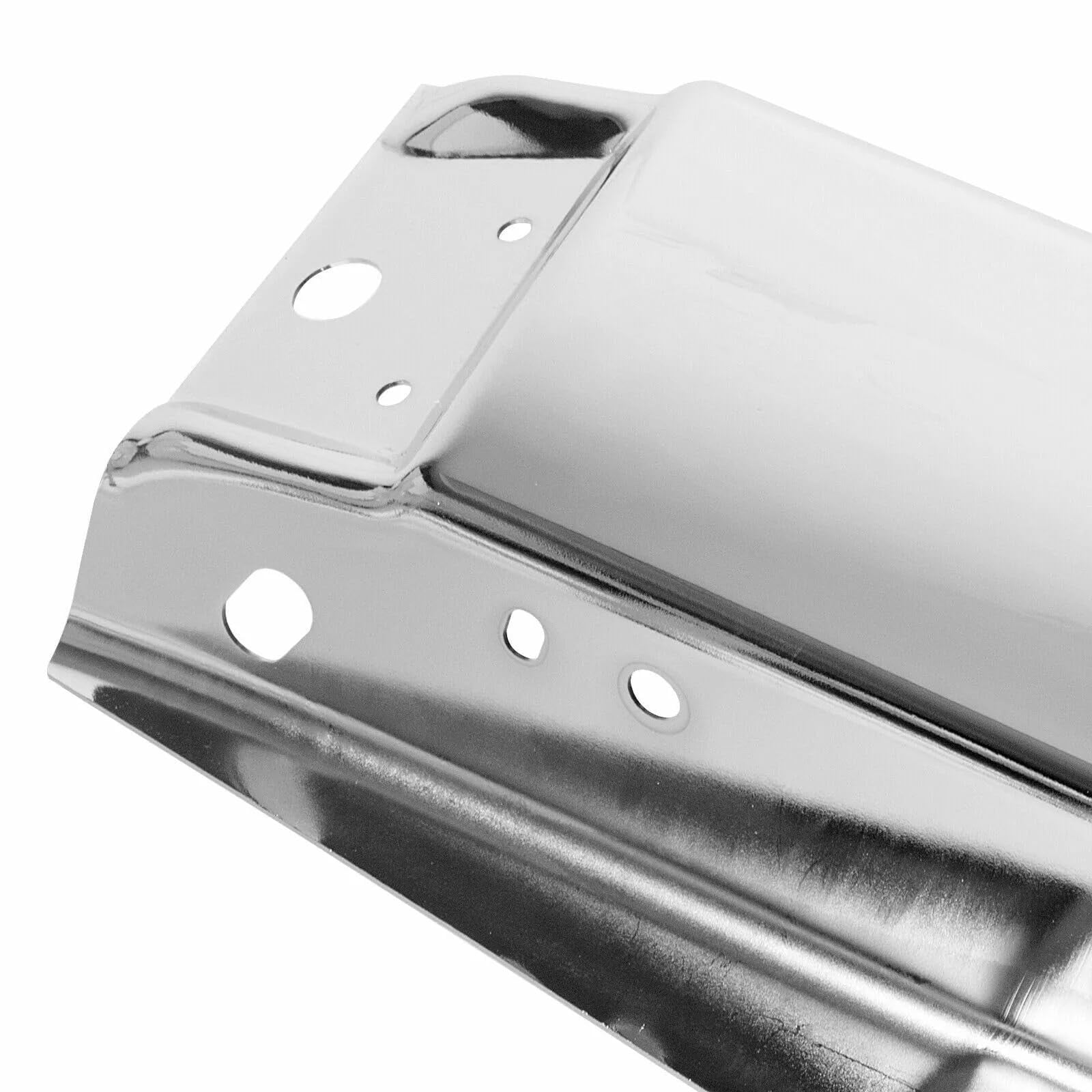 Suitable for Chrome Steel Impact Bar for 2007-2013 Chevy Silverado 1500/2500/3500 Pickup Front Bumper - Replacement for GM1002831 & 15941850