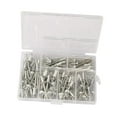 thumbnail image 5 of figatia 120 Pieces Rivets Metal Rivets Assortment Open End Multipurpose Fastener, 5 of 8