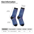 thumbnail image 2 of Rateoe Ireworks In The Night Sky for Women Casual Calf Socks - Cute Crew Socks - Thin Soft Above Ankle Socks Size 5-11, 2 of 6