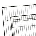 thumbnail image 2 of tredstone Pet Playpen Door Cage Metal Wire Indoor Fence Rabbit Puppy Expandable Panel Dense Black Grid, 2 of 9