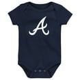 thumbnail image 2 of Infant Atlanta Braves Slide Home Three-Pack Bodysuit Set, 2 of 4