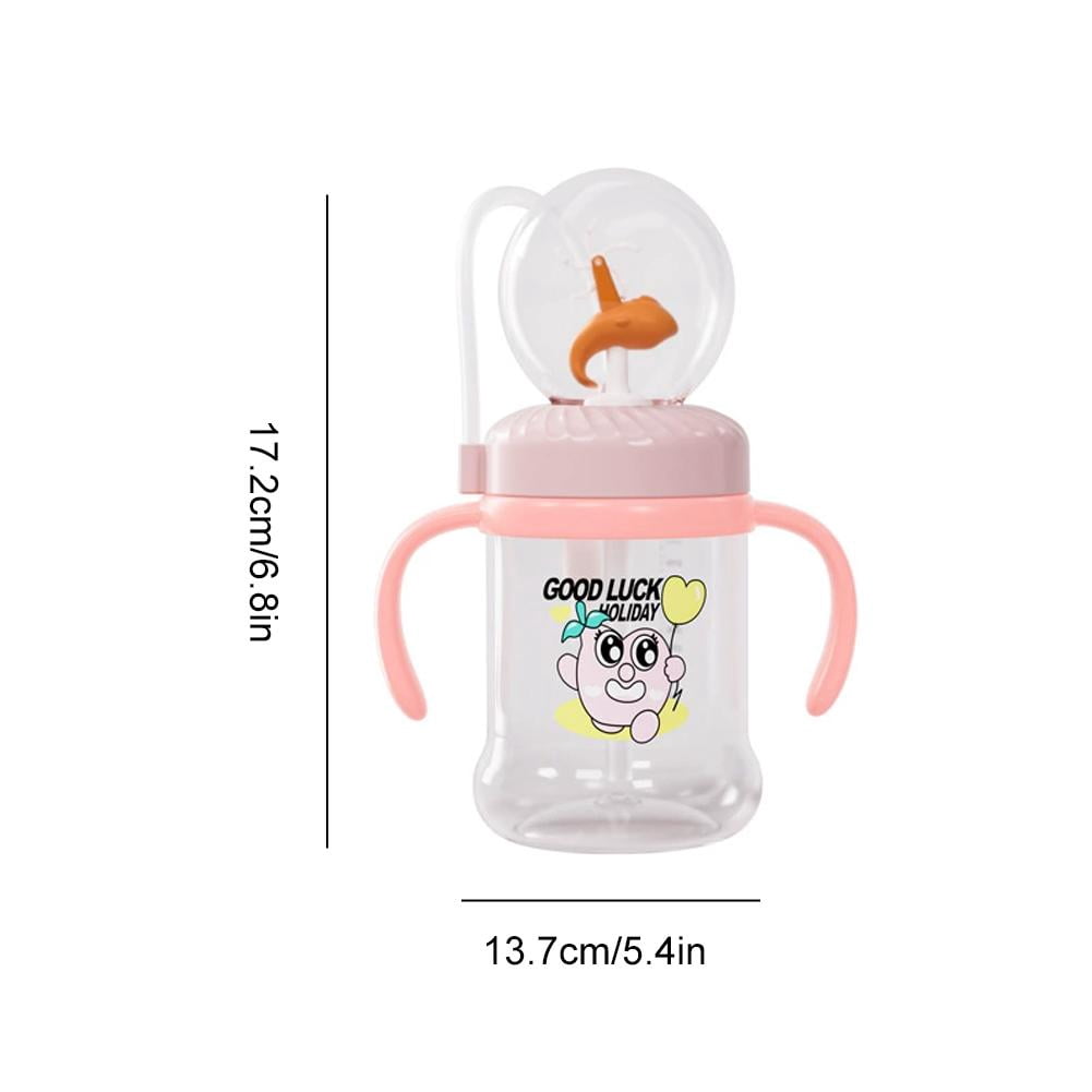 Whale Fountain Sippy Cup with Spray Feature – 300ml Interactive Straw Cup for Toddlers 12M+, BPA-Free Leak-Proof Baby Water Bottle
