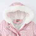 thumbnail image 5 of Hpgjzj 4-11 Years Girl's Long Winter Warm Parka Sherpa Trimmed Collar Puffer Ski Jacket Coat, 5 of 7