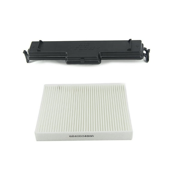 Aibecy Cabin Filter Kit, Air Conditioning Filter and Access Door Set Replacement for Ram 1500 68406048AA