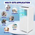 thumbnail image 3 of M optimized 8000Btus Portable Air Conditioner, 3 in 1 Portable AC Unit Cools up to 350 Sq. Ft, Multi-function Mode, Dehumidifier, Fan Mode, Room Air Conditioner Portable for Home, 3 of 6