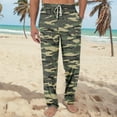 thumbnail image 2 of JGNGSHN Men's Camo Pajama Pants Wide Leg Lounge Pants Drawstring Elastic Waist with Pocket Button Fly Casual Fashion Sleepwear, 2 of 7