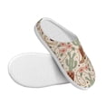 thumbnail image 3 of Fotbe Floral Cowboy Boots Pattern Women's Fuzzy Curly Fur Memory Foam Loafer Slippers Indoor Outdoor Slippers Winter Home Shoes-, 3 of 7