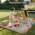 thumbnail image 4 of Sunflower Vintage Outdoor Rug for Patio/Deck/Porch, Non-Slip Large Area Rug 3 x 5 Ft, Yellow Floral Summer Botanical Retro Art Indoor Outdoor Rugs Washable Area Rugs, Camping Rug Carpet Runner, 4 of 8