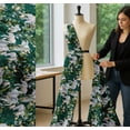 thumbnail image 5 of Soimoi Cotton Cambric Fabric Leaves,Floral & Elephant Animal Decor Fabric Printed Yard 56 Inch Wide, 5 of 7