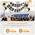thumbnail image 3 of CIMAXIC Party 1 Set Graduation Theme Party Balloons Banner Ribbons Cake Picks Decoration,7.68"X5.31"X0.04", 3 of 5