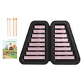 thumbnail image 4 of Glockenspiel Xilófono de 16 notas, iluminación de entretenimiento, fácil de aprender con estuche rígido, instrumento musical para regalo de cumpleaños , Rosa, 4 of 8