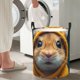 thumbnail image 5 of Fotbe Modern Yellow Sweater Guinea Pig Cesto de Ropa con Asas, Cesto Impermeable de Gran Capacidad, Bolsa de Lavado para Dormitorio, Cesto de Ropa con Ruedas y Asas-Small, 5 of 6