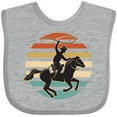 thumbnail image 3 of Inktastic Rodeo Team Roping Cowboy Boys or Girls Baby Bib, 3 of 4