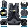 thumbnail image 4 of Sac à Dos de Randonnée en Acier Inoxydable 40L pour Hommes et Femmes, Sac de Voyage en Plein Air pour Camping Randonnée, 4 of 8