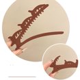 thumbnail image 4 of Anillo para el cabello, pinzas para el cabello, joyería para el cabello para trenzas, pinzas para el cabello flocadas, textura para flequillo lateral, artefacto organizador para cabello roto, pinzas p, 4 of 5