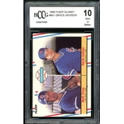 1988 Fleer Glossy #641 Mark Grace Rookie Card BGS BCCG 10 Mint+