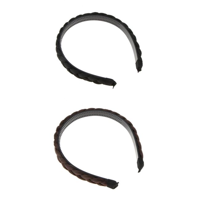 Diademas trenzadas, Cinta para el cabello, Accesorios para el cabello jinwen Moda peluca pelo trenza