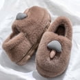 thumbnail image 4 of XIMIN Women's Mushroom Cute Cotton Slippers Lightweight Memory Foam Cartoon Fuzzy Plush Slippers Winter Warm Home Slippers Indoor Outdoor Shoes, 4 of 6