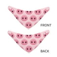 thumbnail image 3 of Rateoe Pig Nose Print Pet Scarf for Dogs and Cats – Stylish Reflective Design, Breathable & Durable Pet Bandana with Quick-Release Buckle-Large, 3 of 5