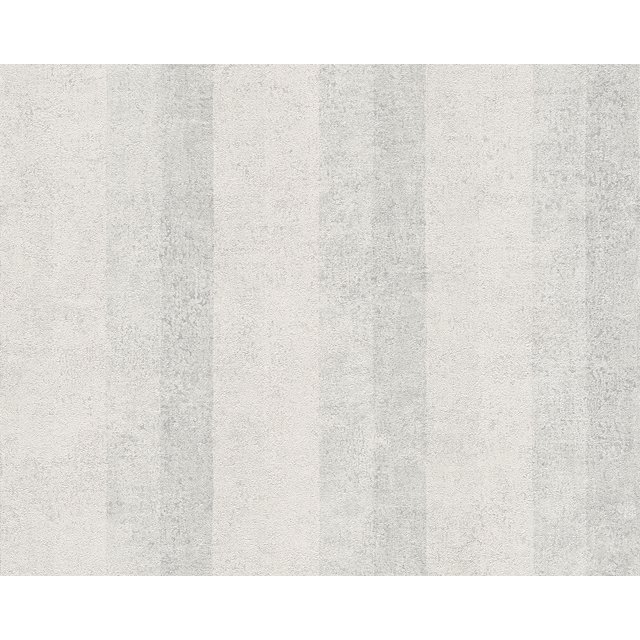 Burlesque Bohème - Papier Peint Classique Texturé Romantique Élégant Blanc Rouleau