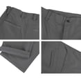 thumbnail image 6 of Tactical Pants for Men Water Resistant Ripstop Elasticated Waist Cargo Pant with Pockets for Work Construction Gray XL, 6 of 8