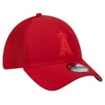 thumbnail image 3 of Men's New Era Red Los Angeles Angels Team Tone 39THIRTY Flex Hat, 3 of 6