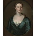 thumbnail image 3 of John Smibert 12x14 Black Modern Framed Museum Art Print Titled - Portrait of a Woman (Judith Colman Bulfinch) (C. 1734), 3 of 5
