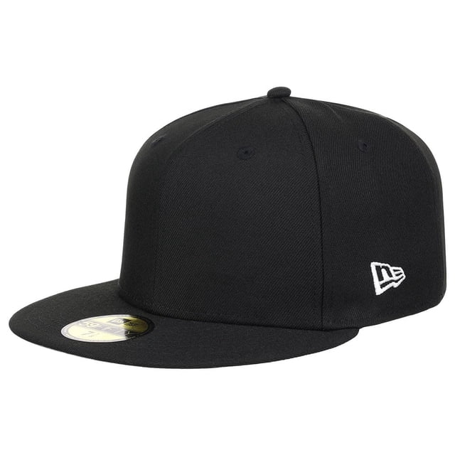 Gorra New Era Blank Custom 59FIFTY ajustada negro/gris UV 7 5/8