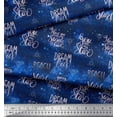 thumbnail image 3 of Soimoi Poly Georgette Fabric Text & Sacred Geometry Galaxy Print Fabric by Yard 52 Inch Wide, 3 of 3