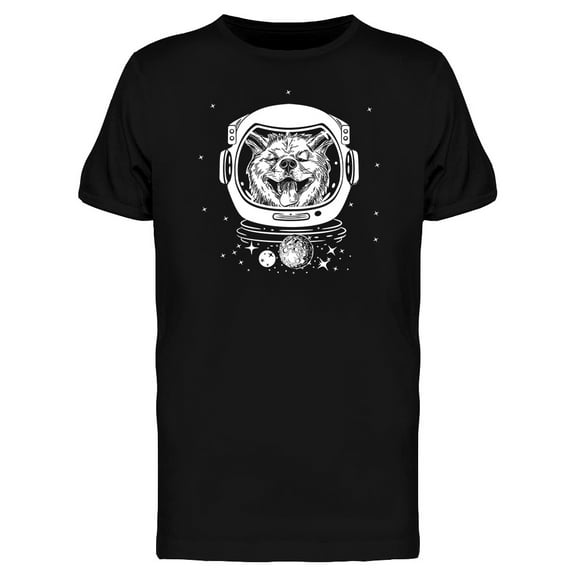 Cosmic Shiba Inu T-Shirt Men -Image by Shutterstock, Male 3X-Large