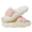 White, variant on Girls Flower Cloud Slides Non-Slip Shower Sandals Lightweight Bathroom Shoes with Thick Sole for Kids Indoor Outdoor Comfortable