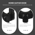 thumbnail image 4 of COOPHYA 1Pcs Guitar Wall Mount with Auto Black for Musicians and Instrument Protection, 4 of 6