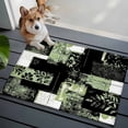 thumbnail image 3 of Sage Green Black Entryway Rug 2'x3'&nbsp; Non Slip Front Door Mats, Modern Abstract Art Botanical Entrance Rugs Indoor Outdoor Carpet, Washable Floor Mats Small Area Rug for Bedroom Kitchen, 3 of 8
