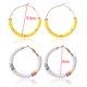 thumbnail image 2 of Pendientes para mujer con cuentas de disco arcoíris, pendientes de playa de verano para niñas, regalos de fiesta de vacaciones, 2 pares, 2 of 5